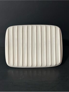 Vintage Action Ware Cream-Colored Bacon Rack, Microwave Safe, Made In Japan